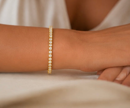 Bracciale Tennis Elegance Gold 💛 [PRE-ORDINE]