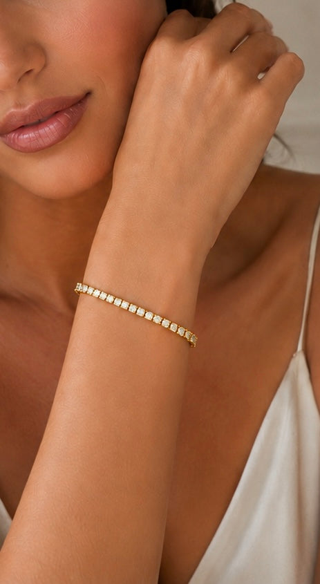 Bracciale Tennis Elegance Gold 💛 [PRE-ORDINE]