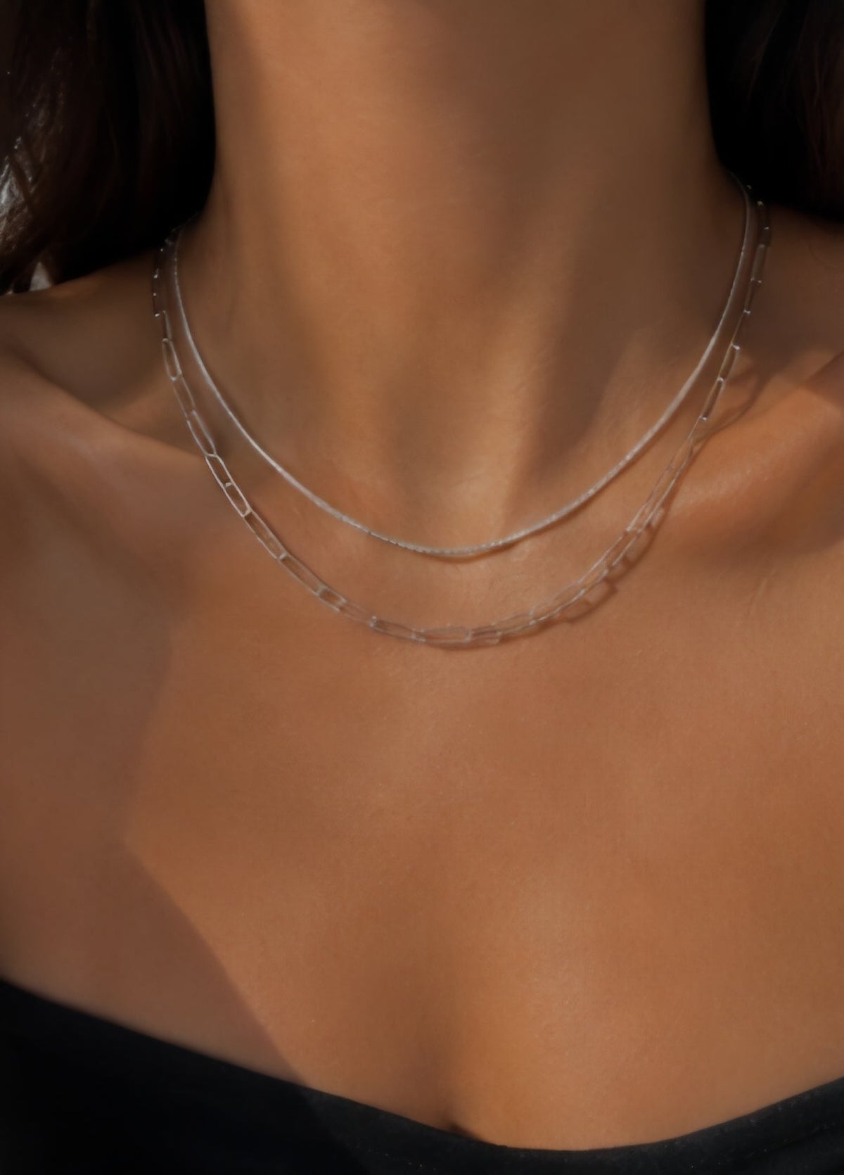 Dual Neck Set — Tennis & Paperclip