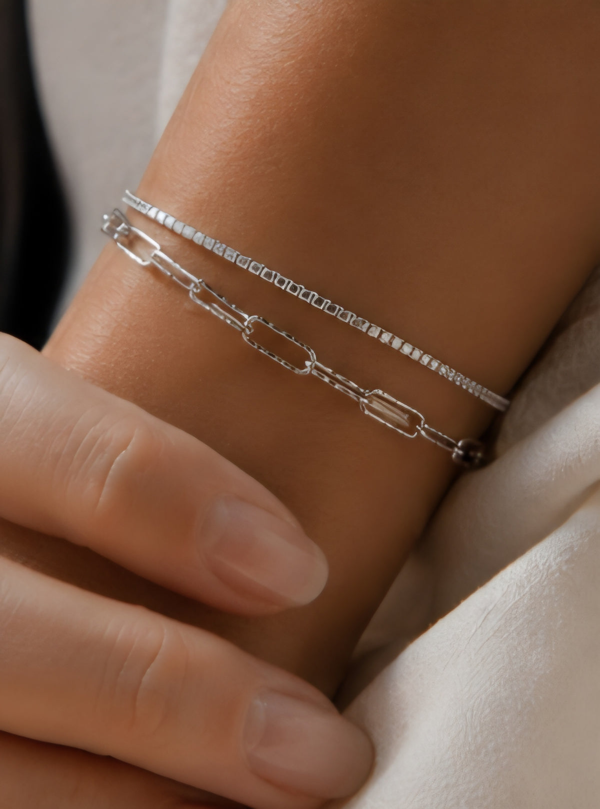 Dual Wrist Set — Tennis & Paperclip