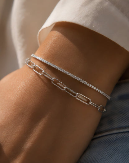 Dual Wrist Set — Tennis & Paperclip