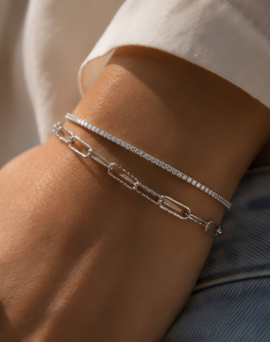 Dual Wrist Set — Tennis & Paperclip